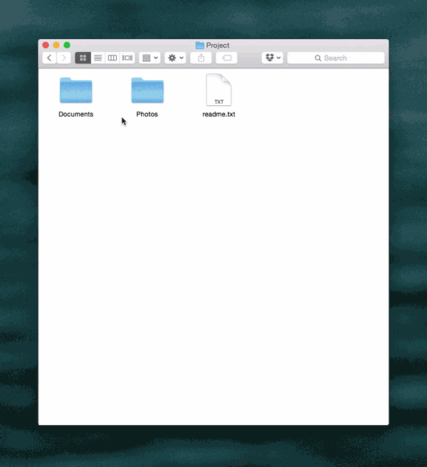 Quickly open and close folders on OSX