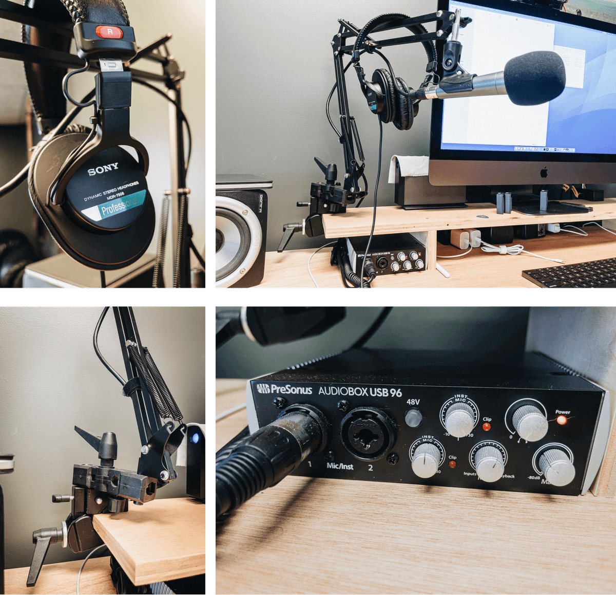 Mic and audio setup